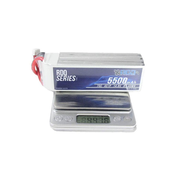 RDQ Series 14.8V 4S 5500mAh 14.8V 70C LiPO - XT60 at WREKD Co.