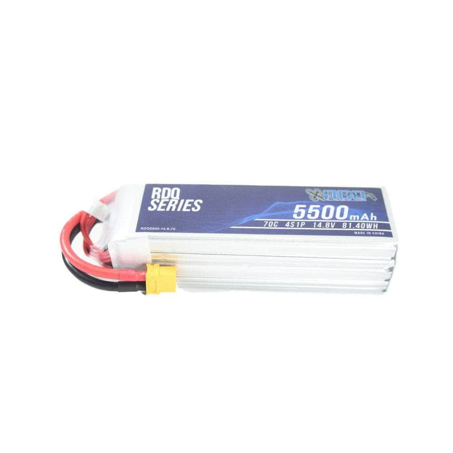 RDQ Series 14.8V 4S 5500mAh 14.8V 70C LiPO - XT60 at WREKD Co.