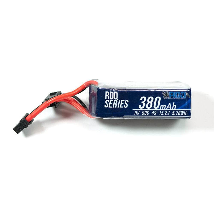 RDQ Series 15.2V 4S 380mAh 90C LiHV Battery (Long Type) - XT30 at WREKD Co.