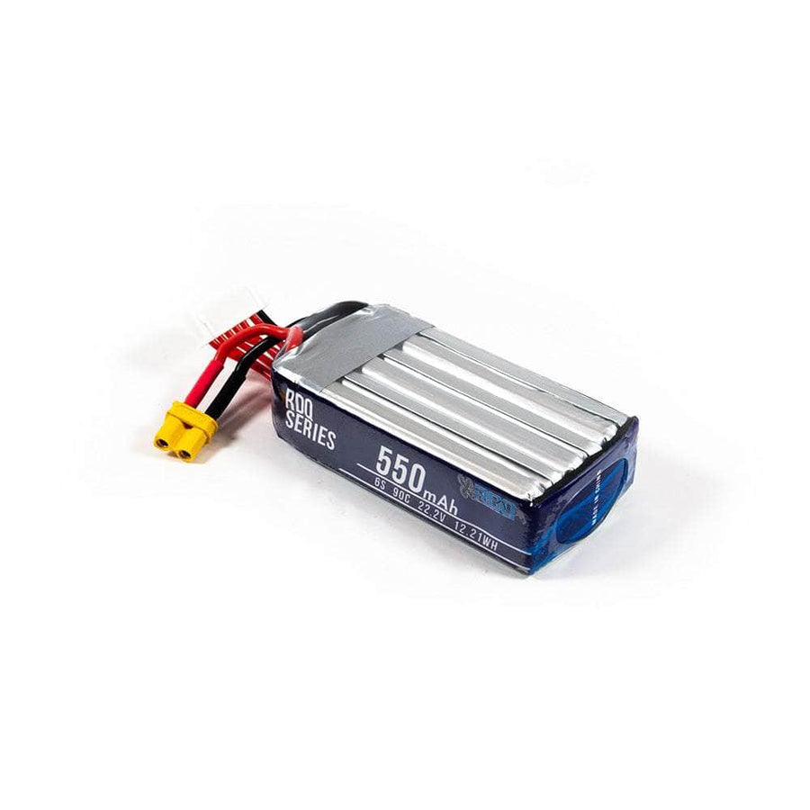 RDQ Series 22.2V 6S 550mAh 90C LiPo Micro Battery - XT30 at WREKD Co.