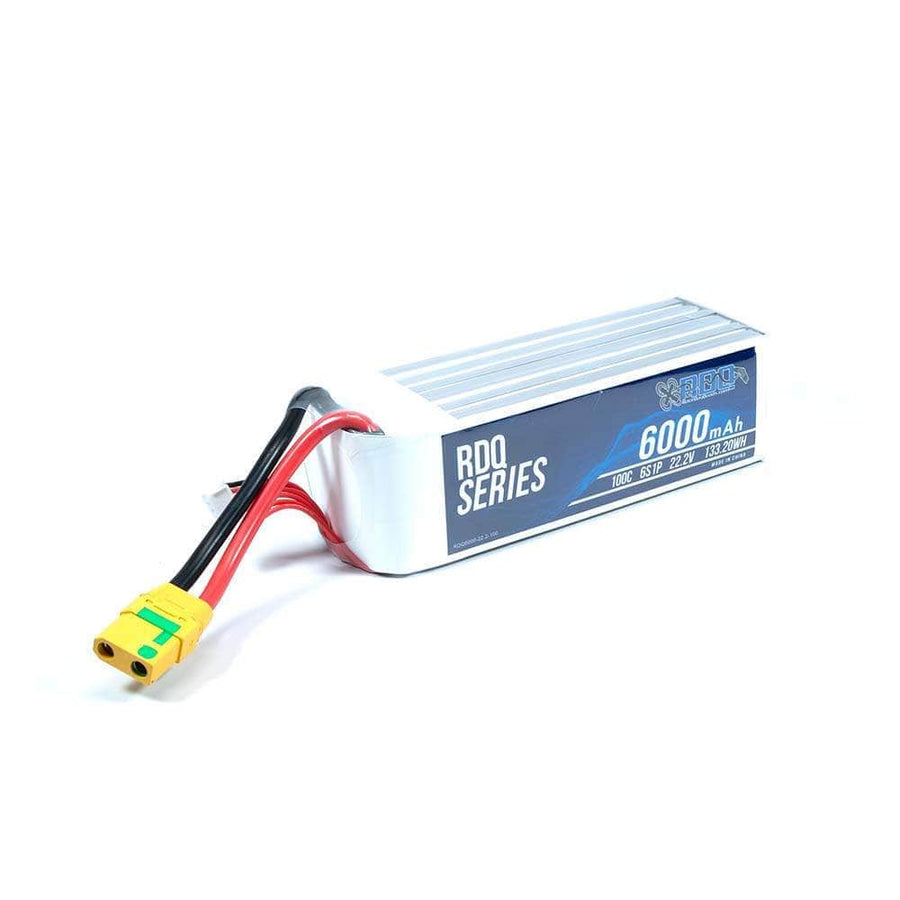 RDQ Series 22.2V 6S 6000mAh 100C LiPo Battery - XT90 Anti Spark at WREKD Co.