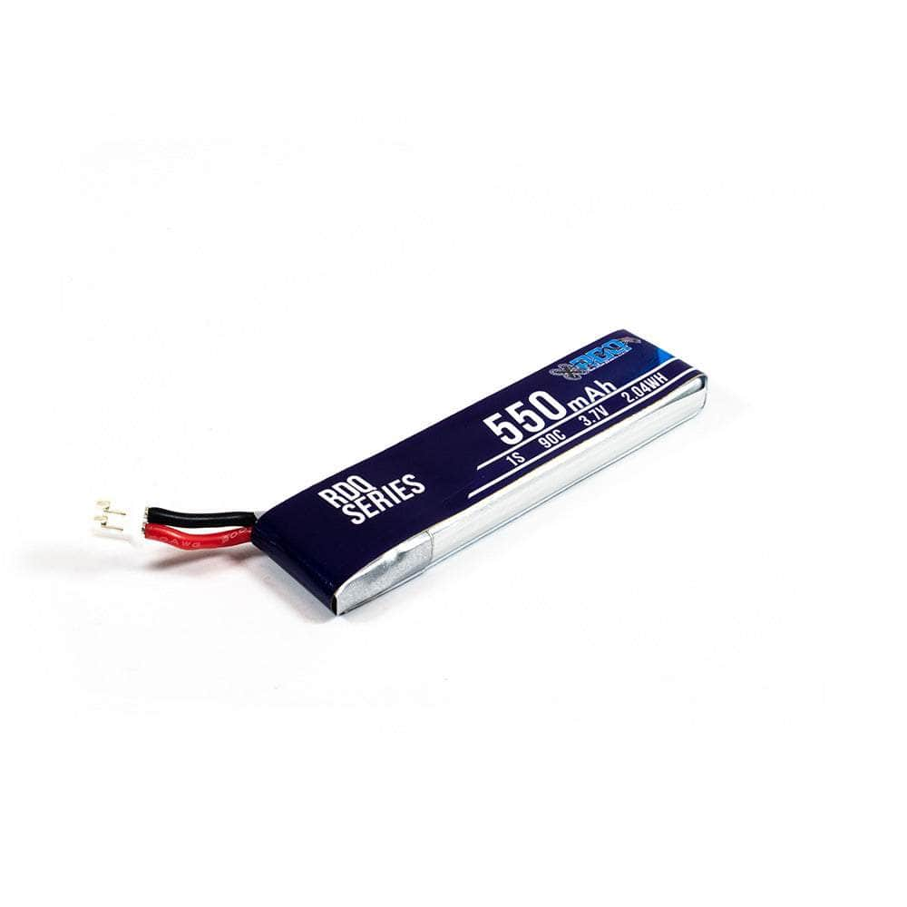 RDQ Series 3.7V 1S 550mAh 90C LiPo Whoop/Micro Battery w/ Cabled Connector - Choose Version at WREKD Co.