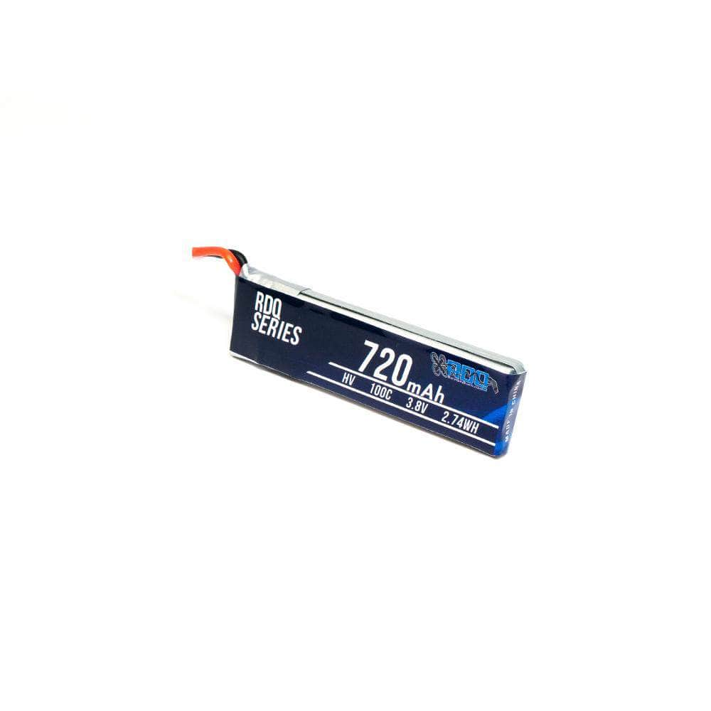 RDQ Series 3.8V 1S 720mAh 100C LiHV Whoop/Micro Battery - PH2.0 at WREKD Co.