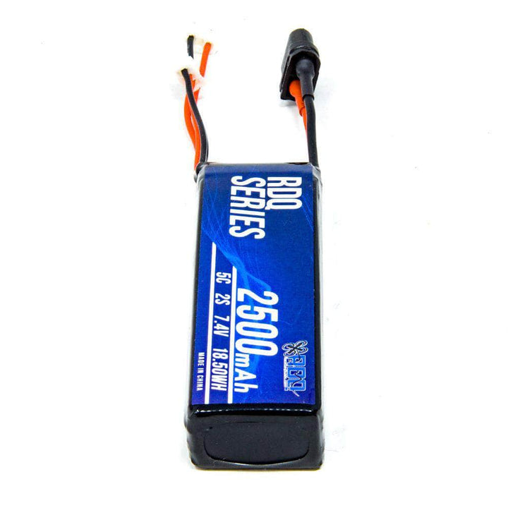 RDQ Series 7.4V 2S 2500mAh 5C LiPo Battery for Taranis X9D 2019 - XT60 & JST-XH at WREKD Co.