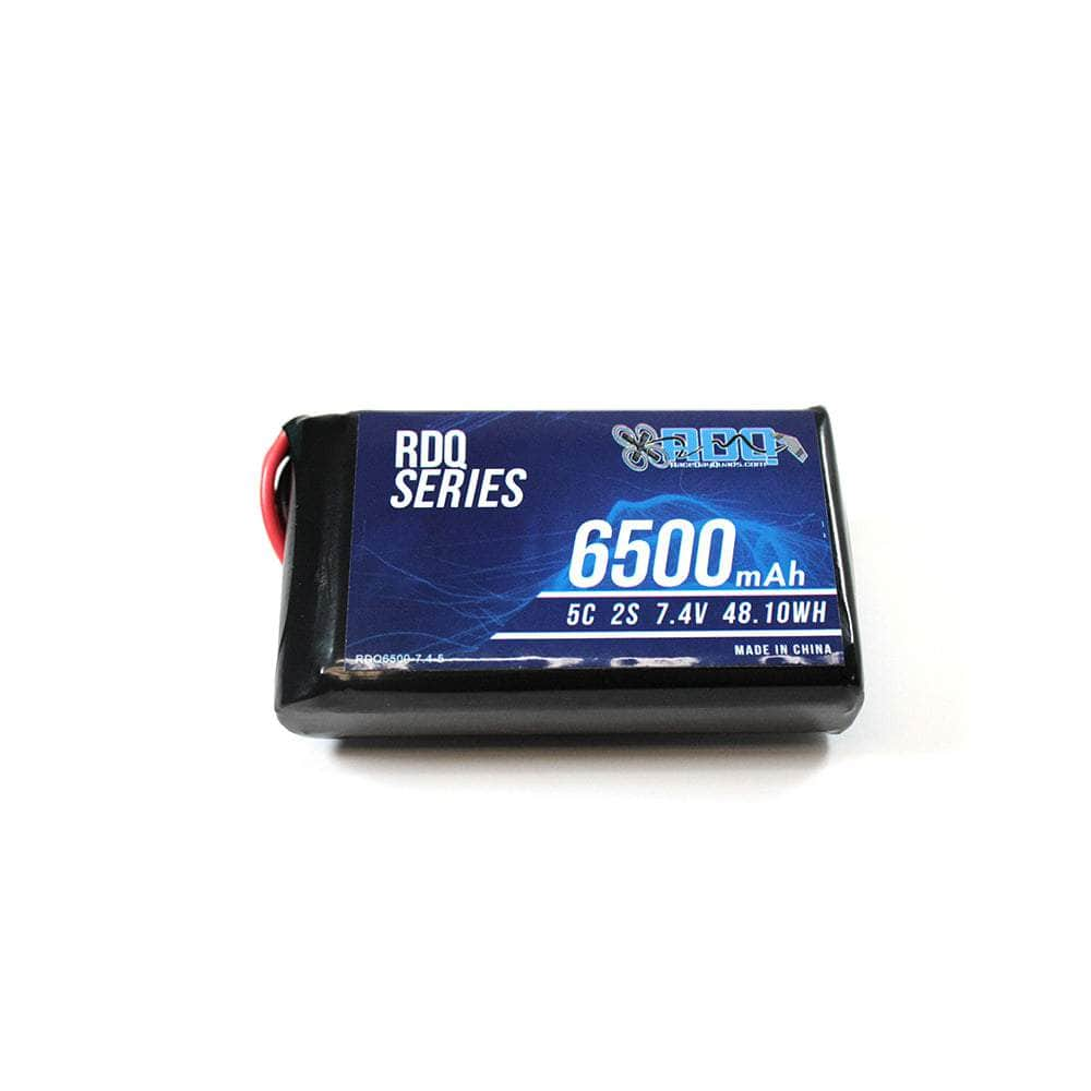 RDQ Series 7.4V 2S 6500mAh 5C Li-Po Battery for Boxer / TX16S - XT30 at WREKD Co.