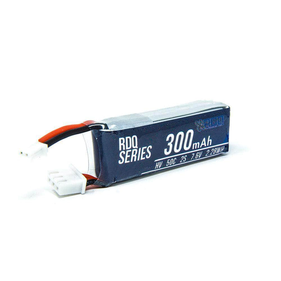 RDQ Series 7.6V 2S 300mAh 50C LiHV Micro Battery For Tinyhawk S - PH2.0 at WREKD Co.