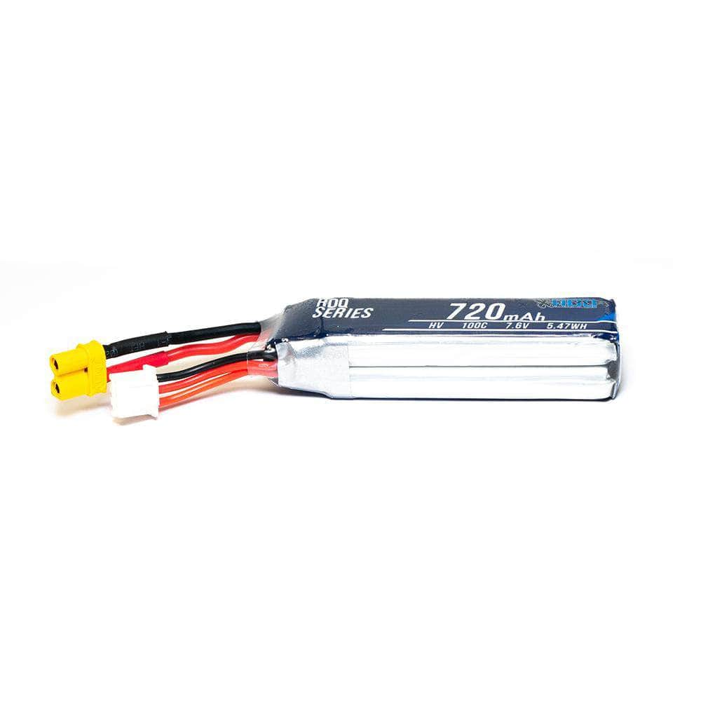 RDQ Series 7.6V 2S 720mAh 100C LiHV Whoop/Micro Battery - XT30 at WREKD Co.