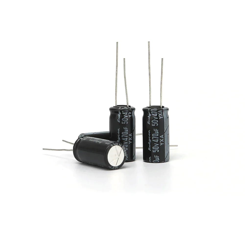 Rubycon 330uF 50V Low ESR Capacitor for ESC Noise Reduction at WREKD Co.