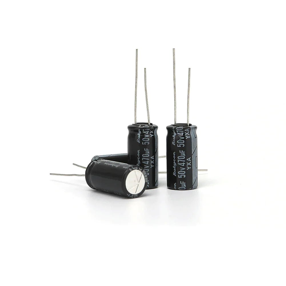 Rubycon UPL 50V 470UF 10x22mm Capacitor (1 pcs) at WREKD Co.