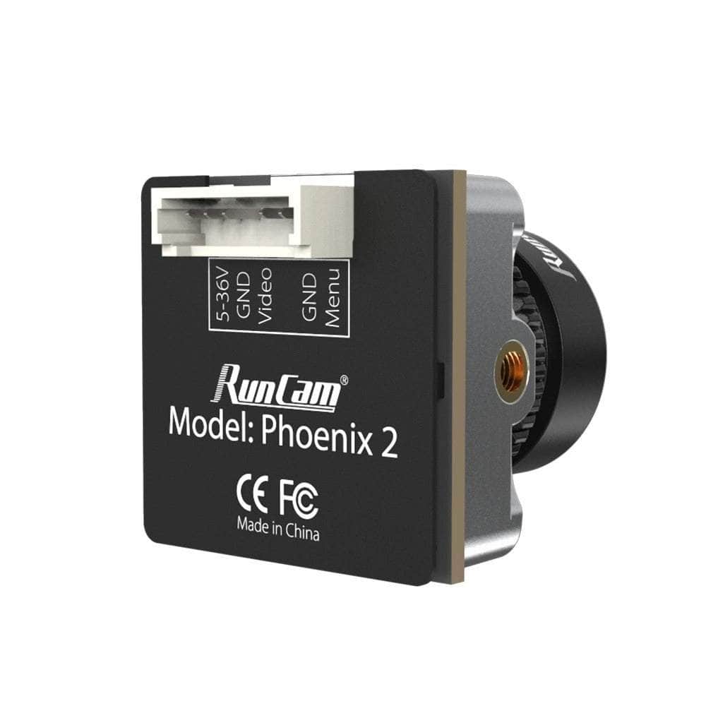 RunCam Phoenix 2 Micro 1000TVL CMOS 4:3/16:9 PAL/NTSC FPV Camera (2.1mm) - Silver at WREKD Co.