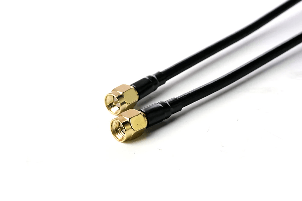 RUSHFPV Cherry 5.8GHz Antenna w/ Ultra Extended Length / SMA Straight Connector (2 Pack) - Choose Polarization at WREKD Co.