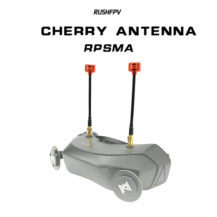 RUSHFPV Cherry 5.8GHz RP-SMA LHCP Antenna (2 Pack) at WREKD Co.