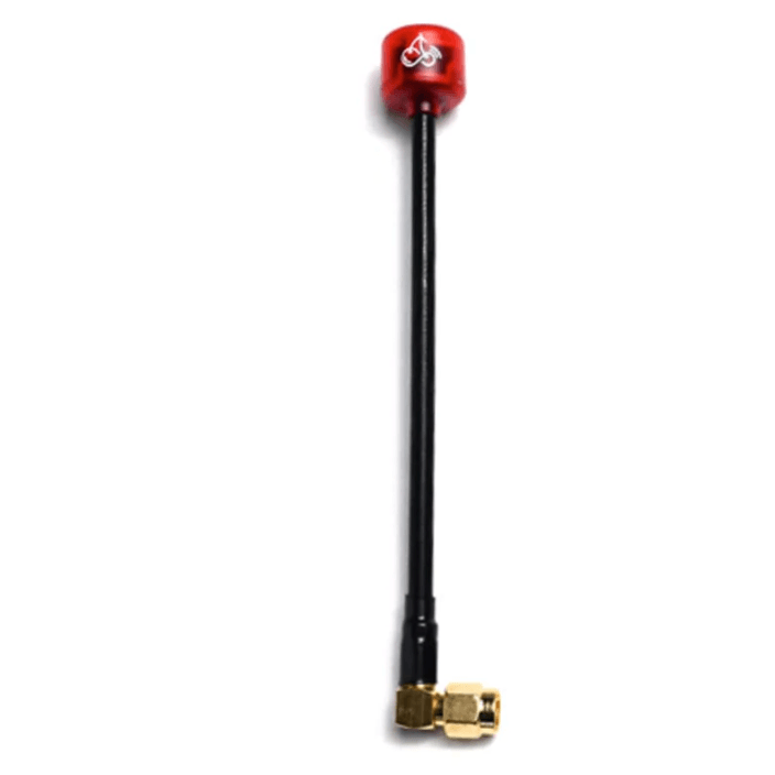 RUSHFPV Cherry V2 5.8GHz Antenna w/ 123mm Length / SMA 90-Degree Angle Connector (2 Pack) - Choose Polarization at WREKD Co.