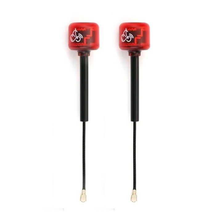 RUSHFPV Cherry V2 5.8GHz Antenna w/ 82mm Length / UF.L Connector (2 Pack) - Choose Polarization at WREKD Co.