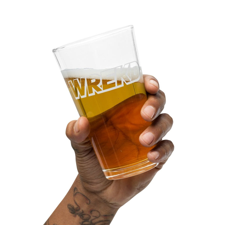 WREKD Logo Shaker pint glass at WREKD Co.