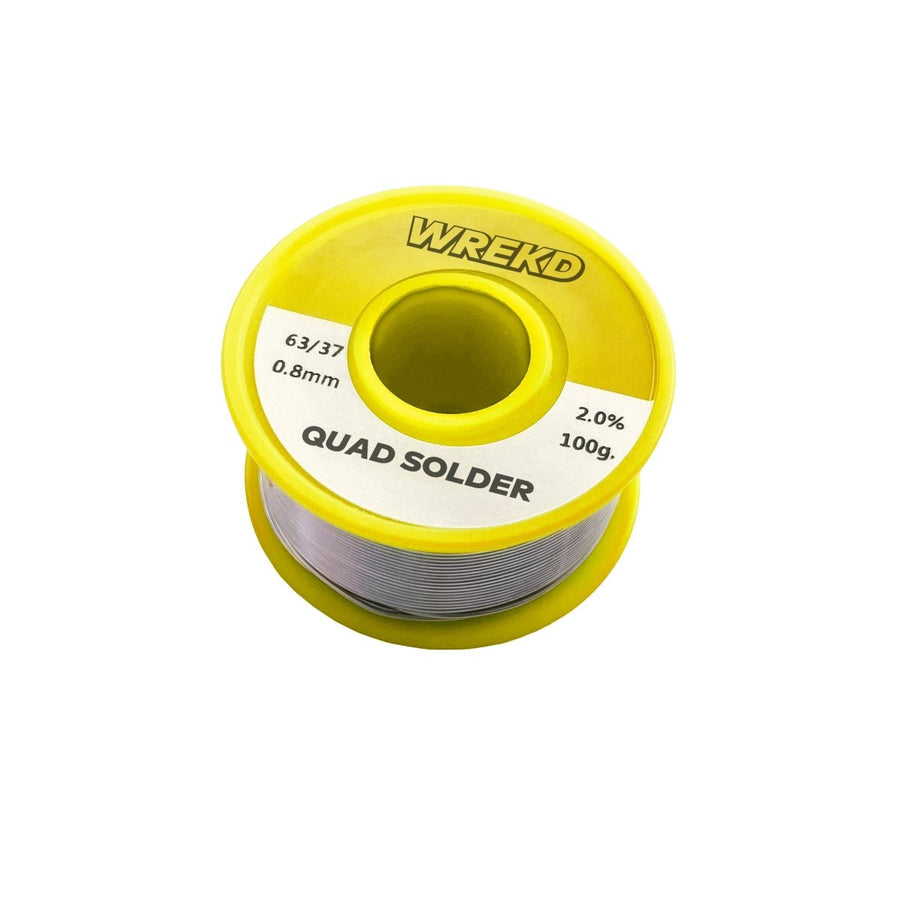WREKD Premium Easy Flux Solder Wire, 63/37, 0.8mm, 100g at WREKD Co.