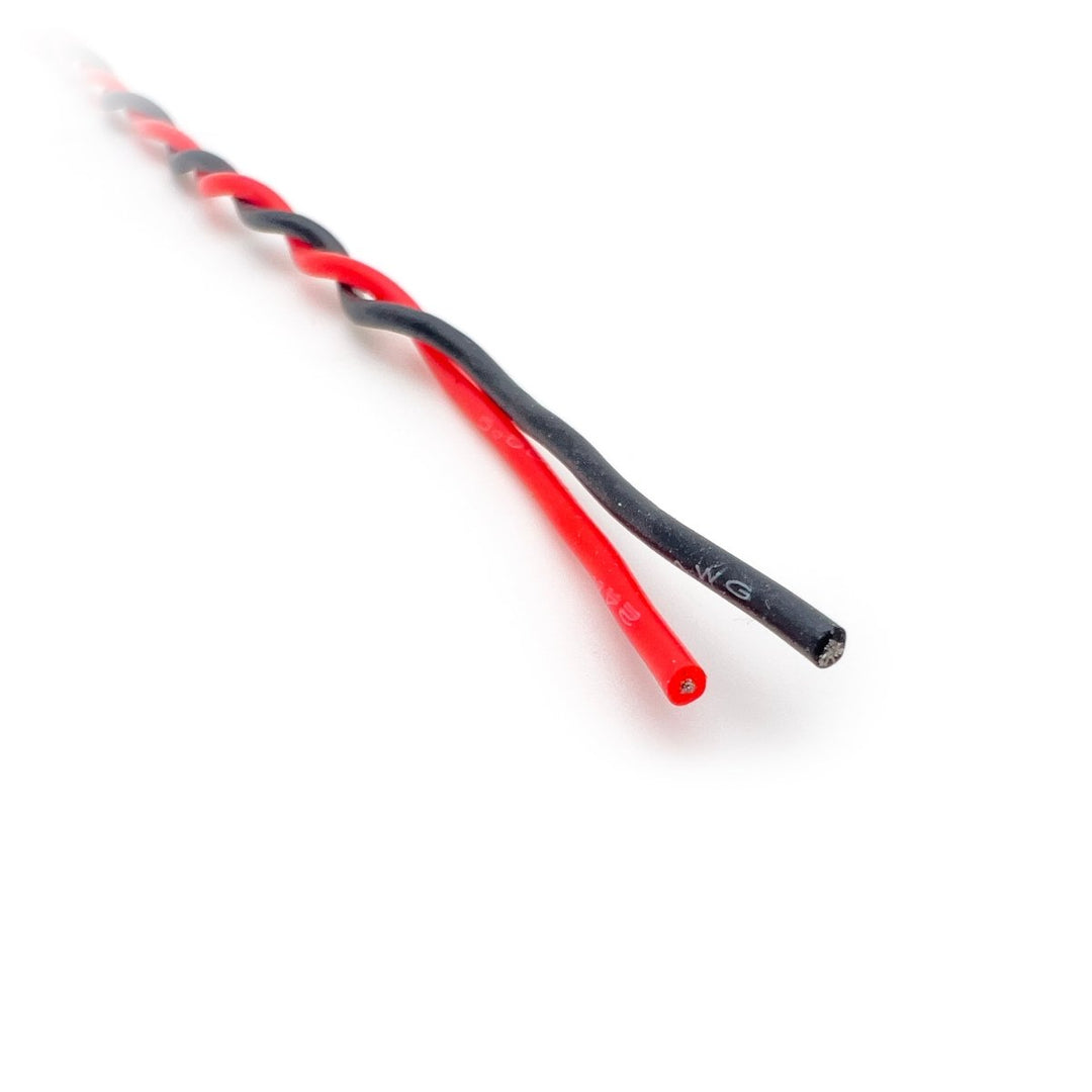 WREKD Premium Silicone Wire (Cut to length, by the Foot) (1 Red, 1 Black) - Choose Gauge at WREKD Co.