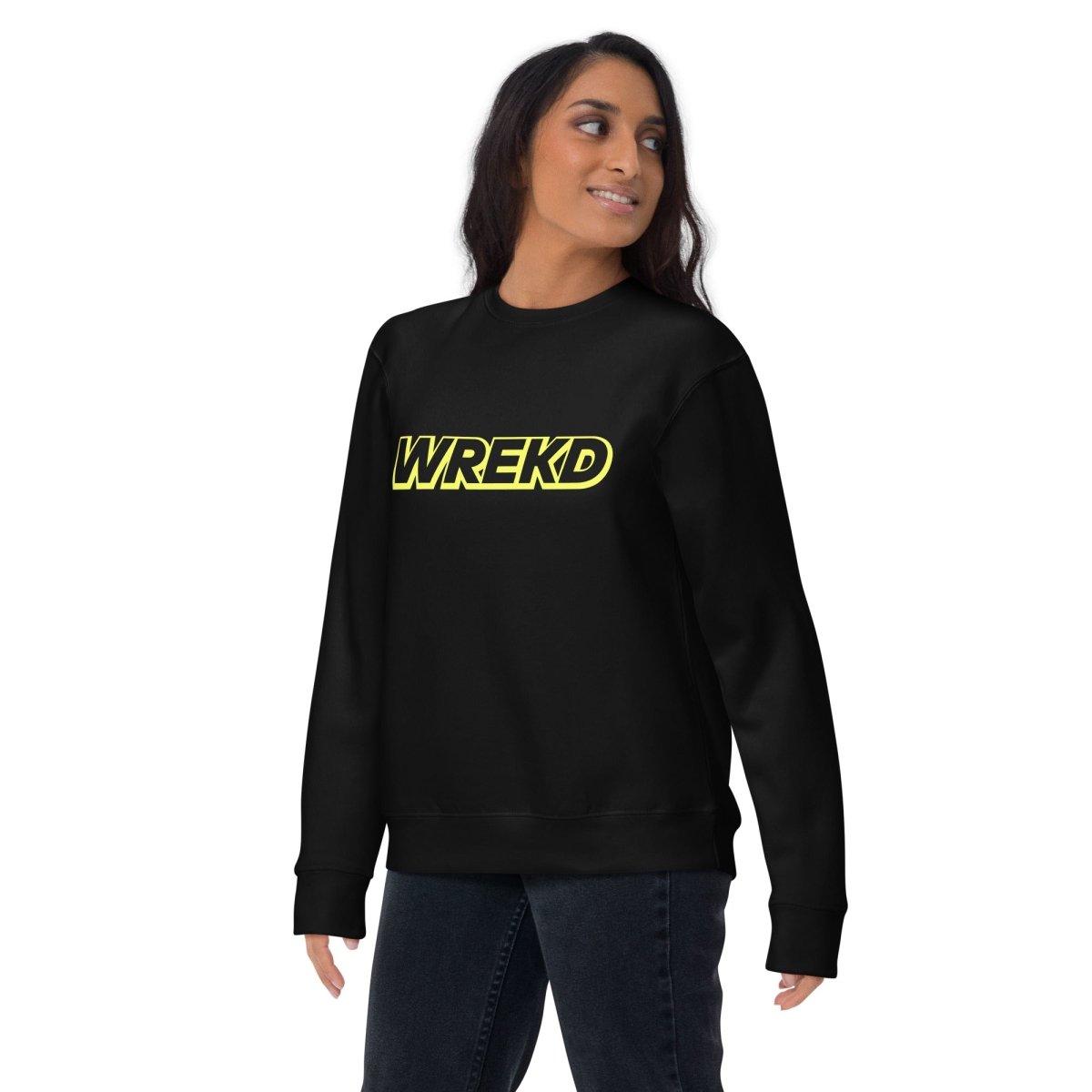 Yellow and black online sweatshirt